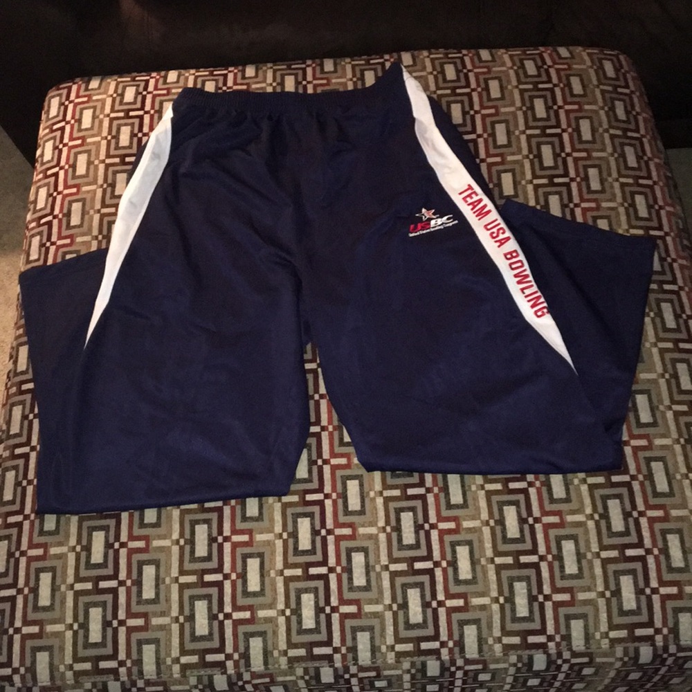 Men’s USBC Team USA Bowling Track Pants Medium